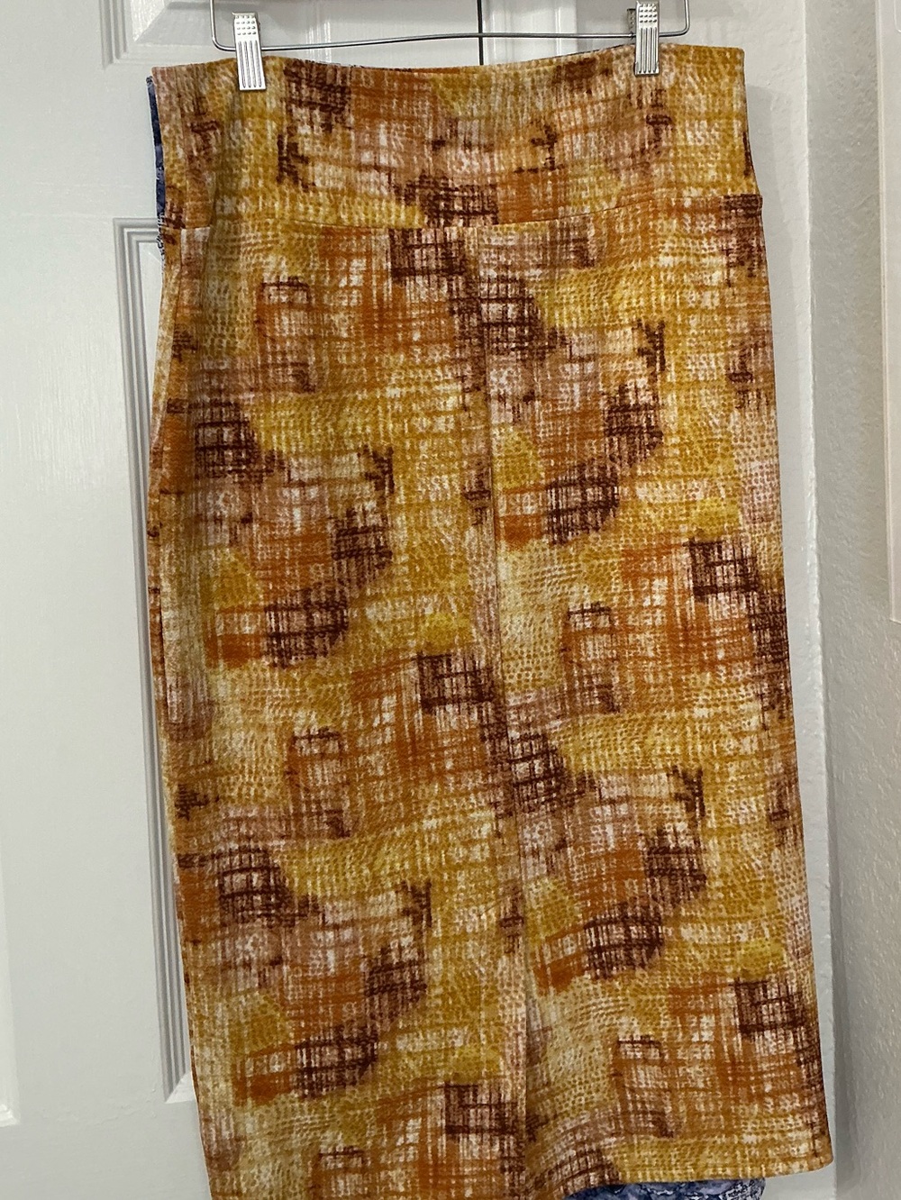 Lularoe Mustard Brown Mid-Length Women's Skirt Cassie